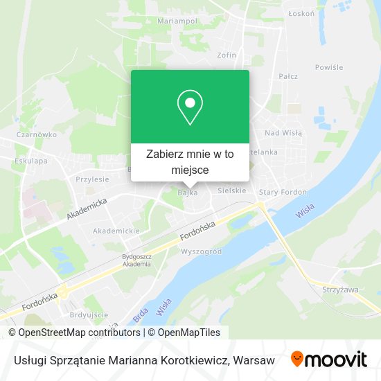 Mapa Usługi Sprzątanie Marianna Korotkiewicz