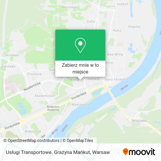 Mapa Usługi Transportowe. Grażyna Mańkut