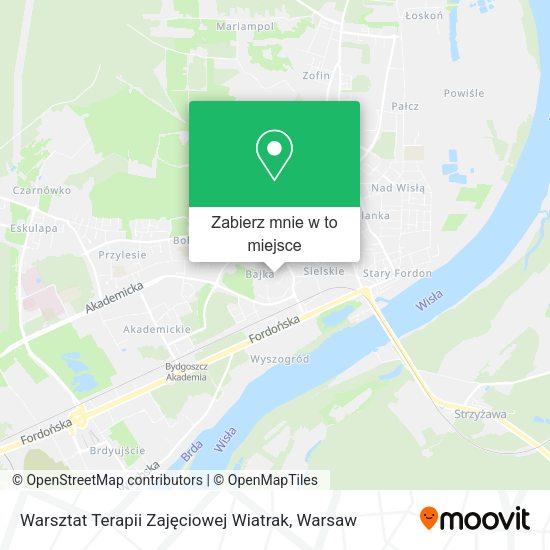 Mapa Warsztat Terapii Zajęciowej Wiatrak