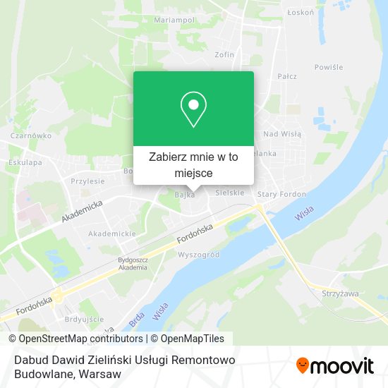 Mapa Dabud Dawid Zieliński Usługi Remontowo Budowlane