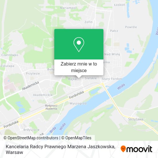 Mapa Kancelaria Radcy Prawnego Marzena Jaszkowska