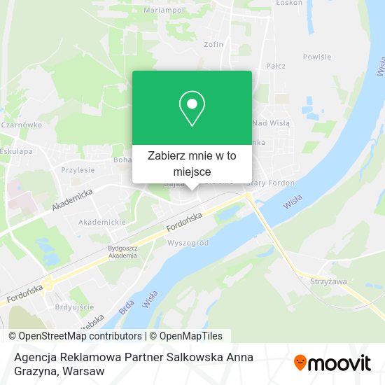 Mapa Agencja Reklamowa Partner Salkowska Anna Grazyna