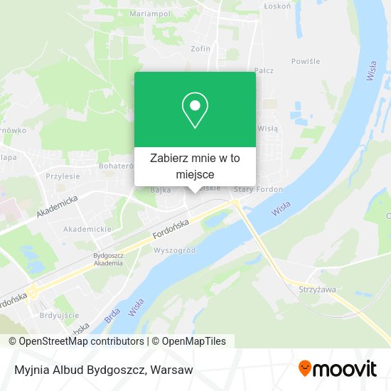 Mapa Myjnia Albud Bydgoszcz