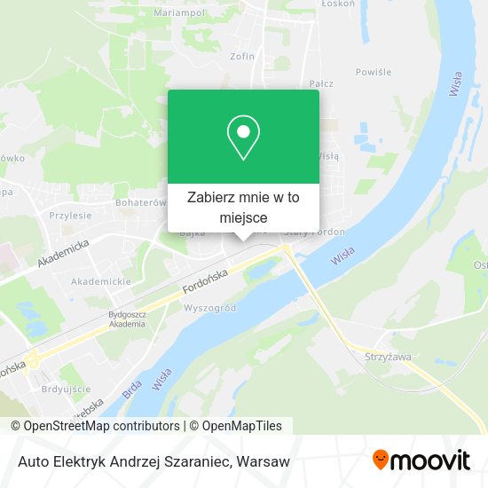 Mapa Auto Elektryk Andrzej Szaraniec