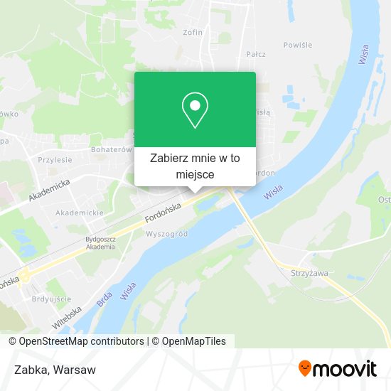 Mapa Zabka