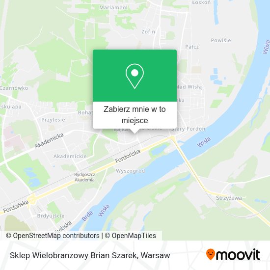 Mapa Sklep Wielobranzowy Brian Szarek