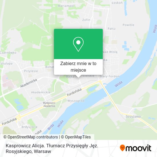 Mapa Kasprowicz Alicja. Tłumacz Przysięgły Jęz. Rosyjskiego