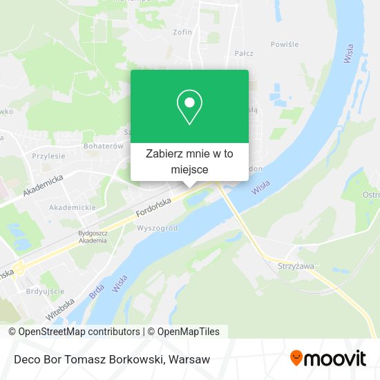 Mapa Deco Bor Tomasz Borkowski