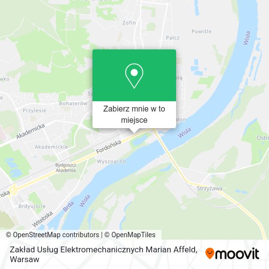 Mapa Zakład Usług Elektromechanicznych Marian Affeld