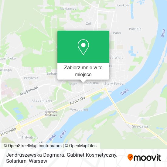 Mapa Jendruszewska Dagmara. Gabinet Kosmetyczny, Solarium