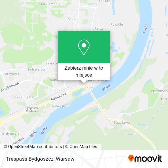 Mapa Trespass Bydgoszcz