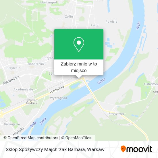 Mapa Sklep Spożywczy Majchrzak Barbara