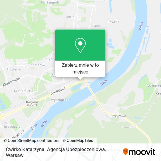 Mapa Ćwirko Katarzyna. Agencja Ubezpieczeniowa