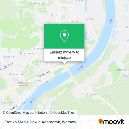 Mapa Franko Meble Dawid Adamczyk