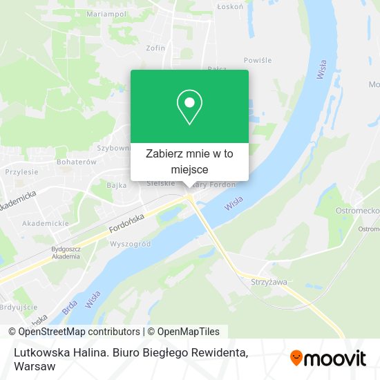 Mapa Lutkowska Halina. Biuro Biegłego Rewidenta