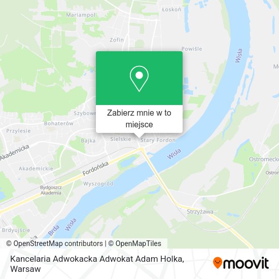 Mapa Kancelaria Adwokacka Adwokat Adam Holka