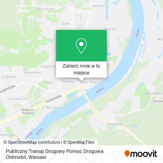 Mapa Publiczny Transp Drogowy Pomoc Drogowa Oldmobil