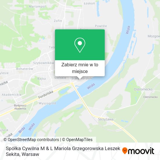 Mapa Spółka Cywilna M & L Mariola Grzegorowska Leszek Sekita