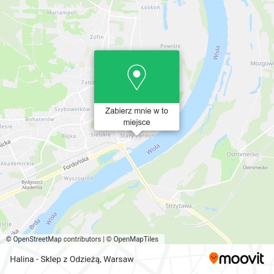 Mapa Halina - Sklep z Odzieżą