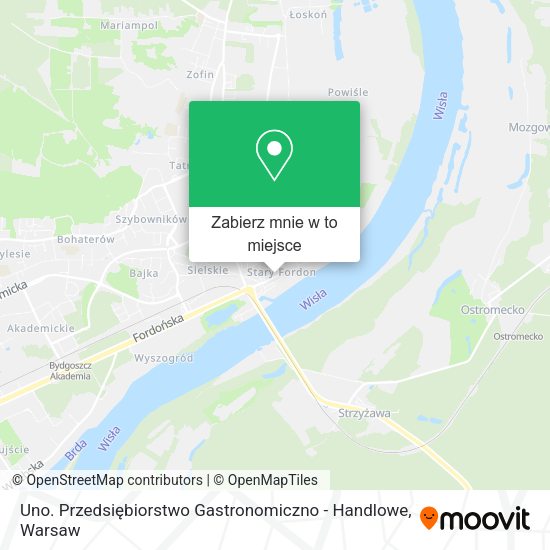 Mapa Uno. Przedsiębiorstwo Gastronomiczno - Handlowe