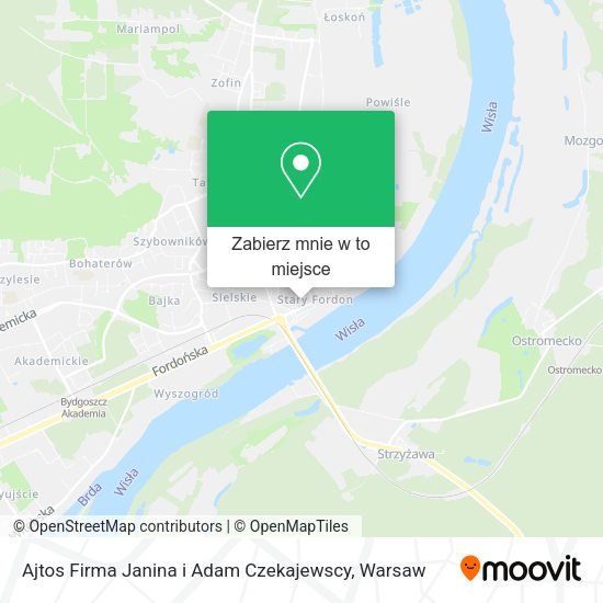 Mapa Ajtos Firma Janina i Adam Czekajewscy