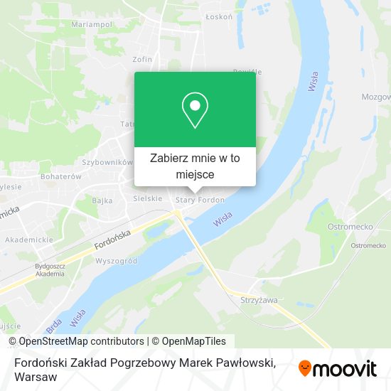 Mapa Fordoński Zakład Pogrzebowy Marek Pawłowski