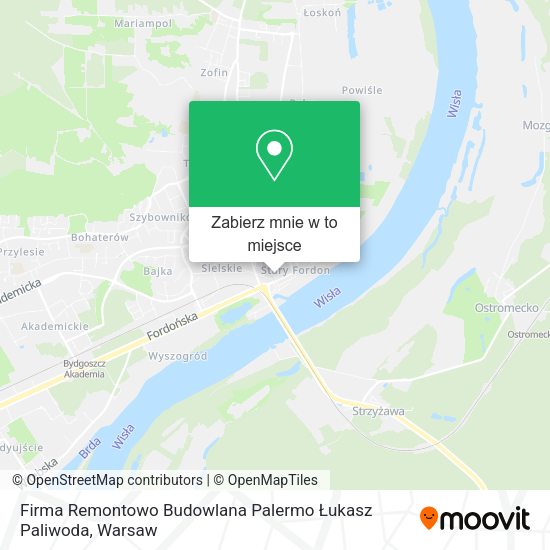 Mapa Firma Remontowo Budowlana Palermo Łukasz Paliwoda