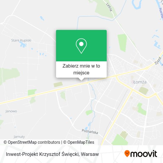 Mapa Inwest-Projekt Krzysztof Święcki