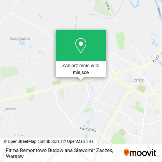 Mapa Firma Remontowo Budowlana Sławomir Zaczek