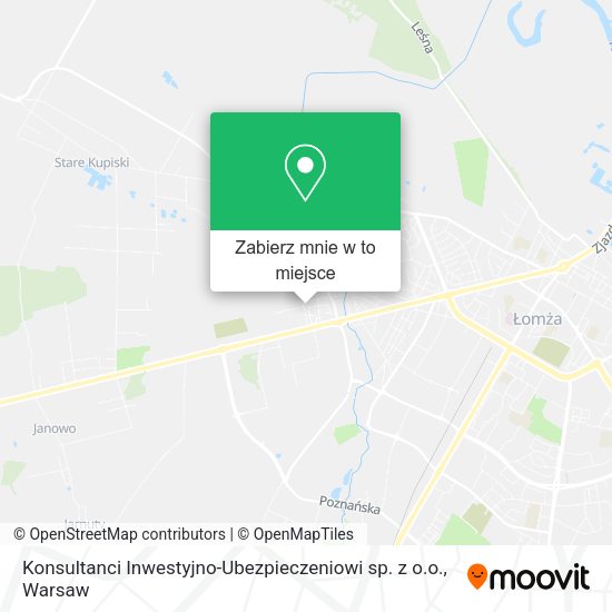 Mapa Konsultanci Inwestyjno-Ubezpieczeniowi sp. z o.o.