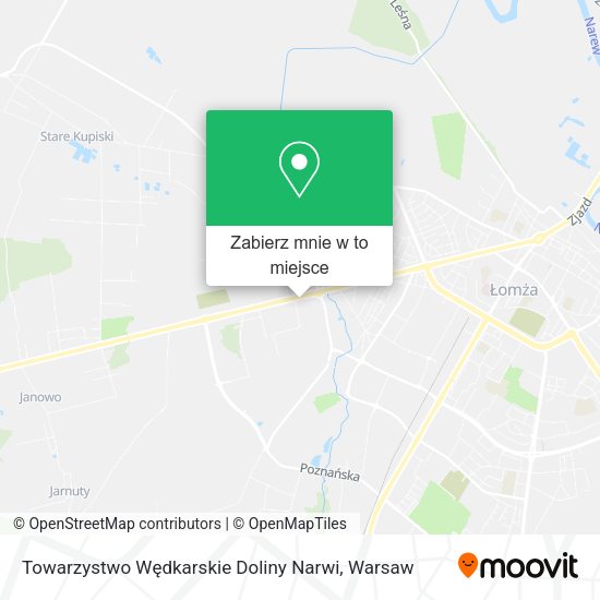 Mapa Towarzystwo Wędkarskie Doliny Narwi