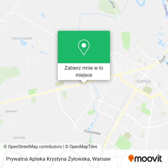 Mapa Prywatna Apteka Krystyna Żyłowska