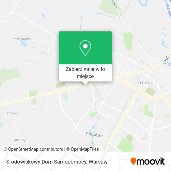 Mapa Srodowiskowy Dom Samopomocy