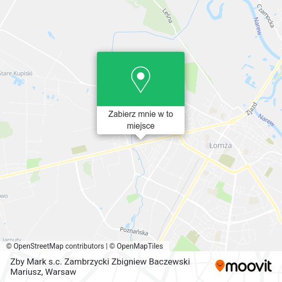 Mapa Zby Mark s.c. Zambrzycki Zbigniew Baczewski Mariusz