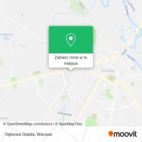 Mapa Dębowa Osada