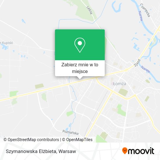 Mapa Szymanowska Elżbieta