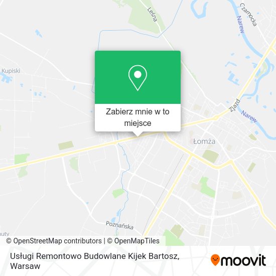 Mapa Usługi Remontowo Budowlane Kijek Bartosz