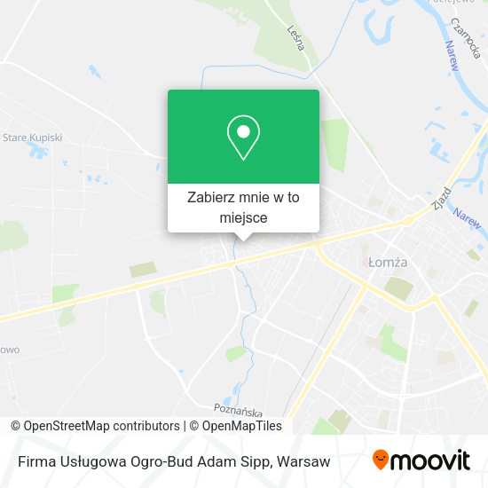 Mapa Firma Usługowa Ogro-Bud Adam Sipp