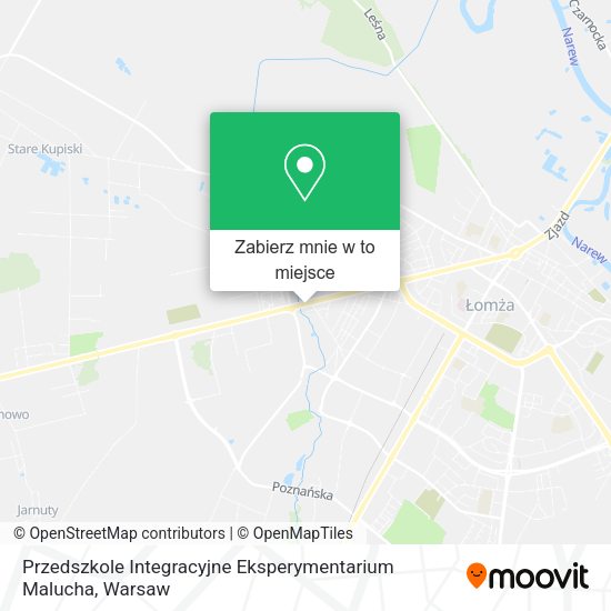 Mapa Przedszkole Integracyjne Eksperymentarium Malucha