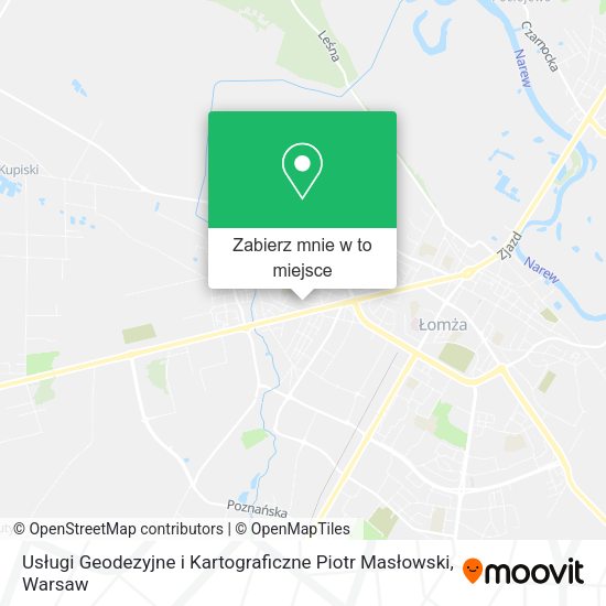 Mapa Usługi Geodezyjne i Kartograficzne Piotr Masłowski