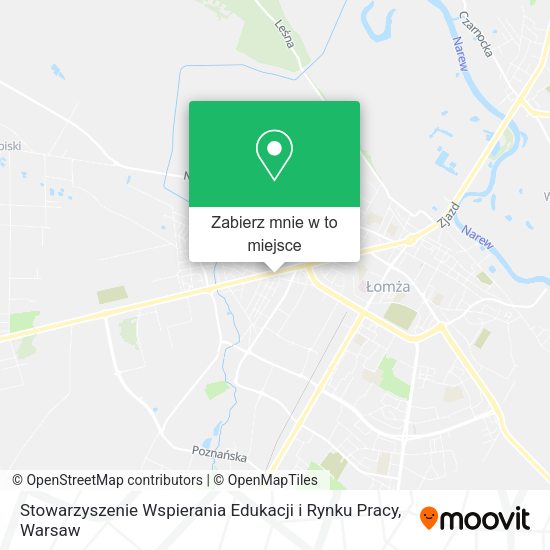 Mapa Stowarzyszenie Wspierania Edukacji i Rynku Pracy