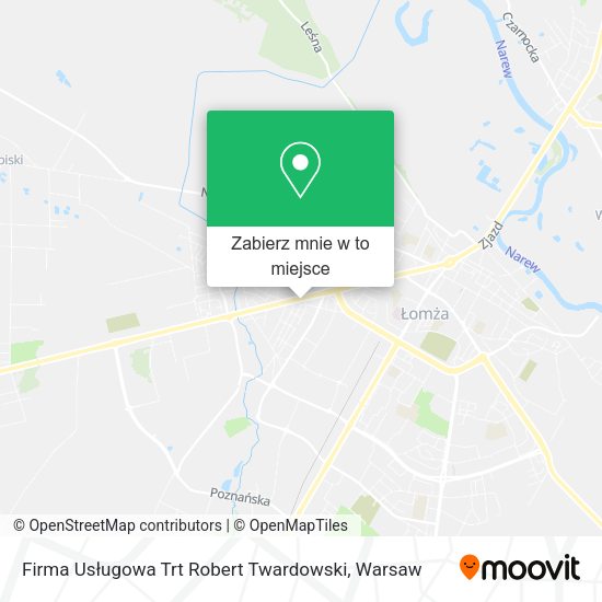 Mapa Firma Usługowa Trt Robert Twardowski