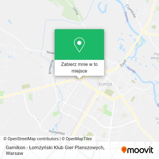 Mapa Gamikon - Łomżyński Klub Gier Planszowych