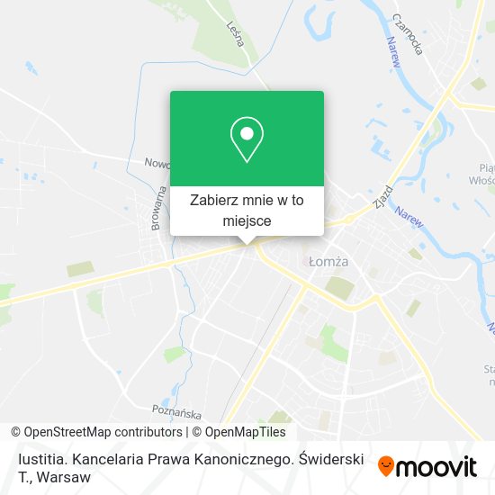 Mapa Iustitia. Kancelaria Prawa Kanonicznego. Świderski T.