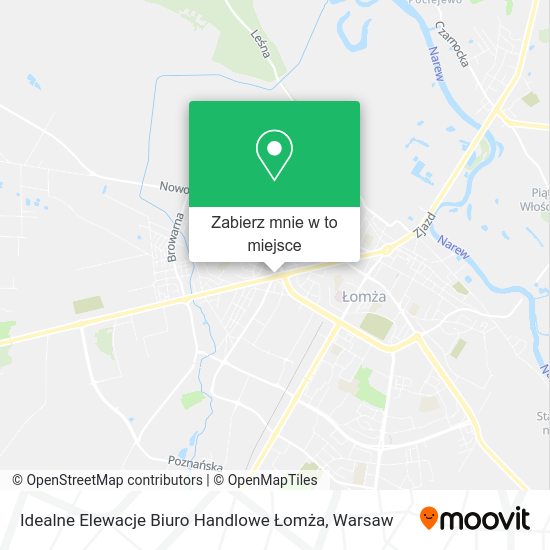 Mapa Idealne Elewacje Biuro Handlowe Łomża