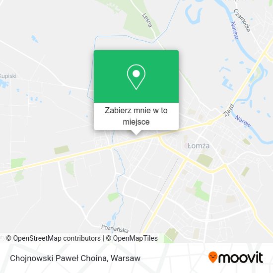 Mapa Chojnowski Paweł Choina