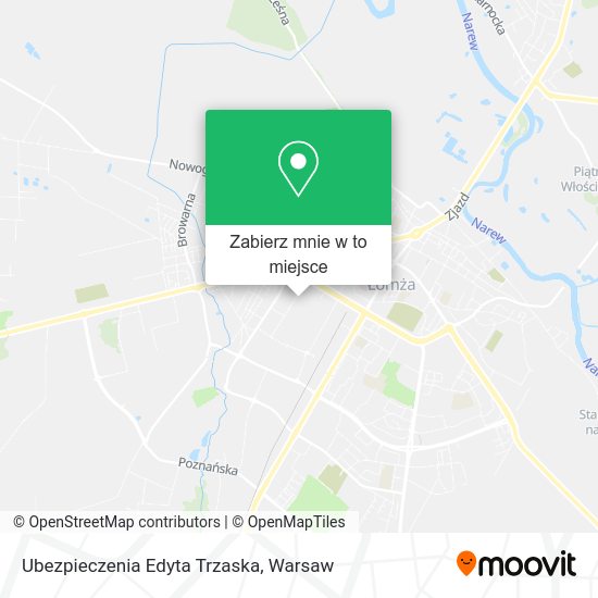 Mapa Ubezpieczenia Edyta Trzaska