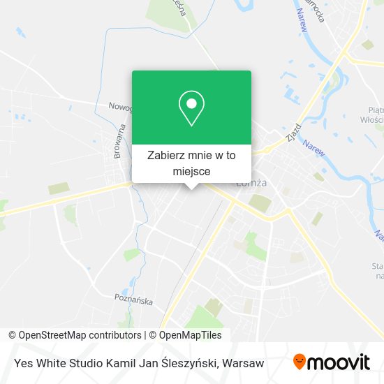 Mapa Yes White Studio Kamil Jan Śleszyński