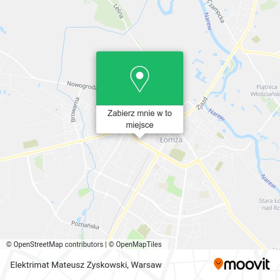 Mapa Elektrimat Mateusz Zyskowski