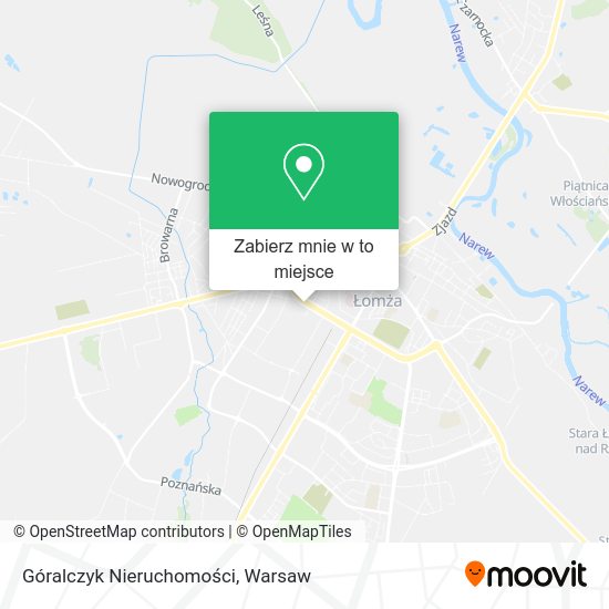 Mapa Góralczyk Nieruchomości